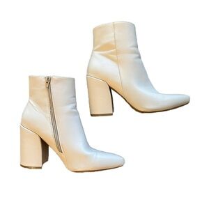 SUGAR | Off White Booties